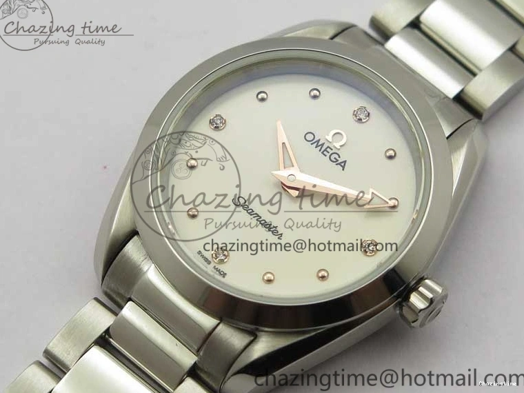 0516 Aqua Terra Seamaster ZF 1:1 Best Edition White Dial on SS Bracelet Gen Lightweight 7903